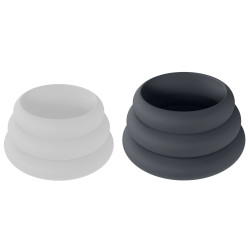 Levelz Lot de 3 Cockings Silicone Wide-O L-XXL 42-55mm